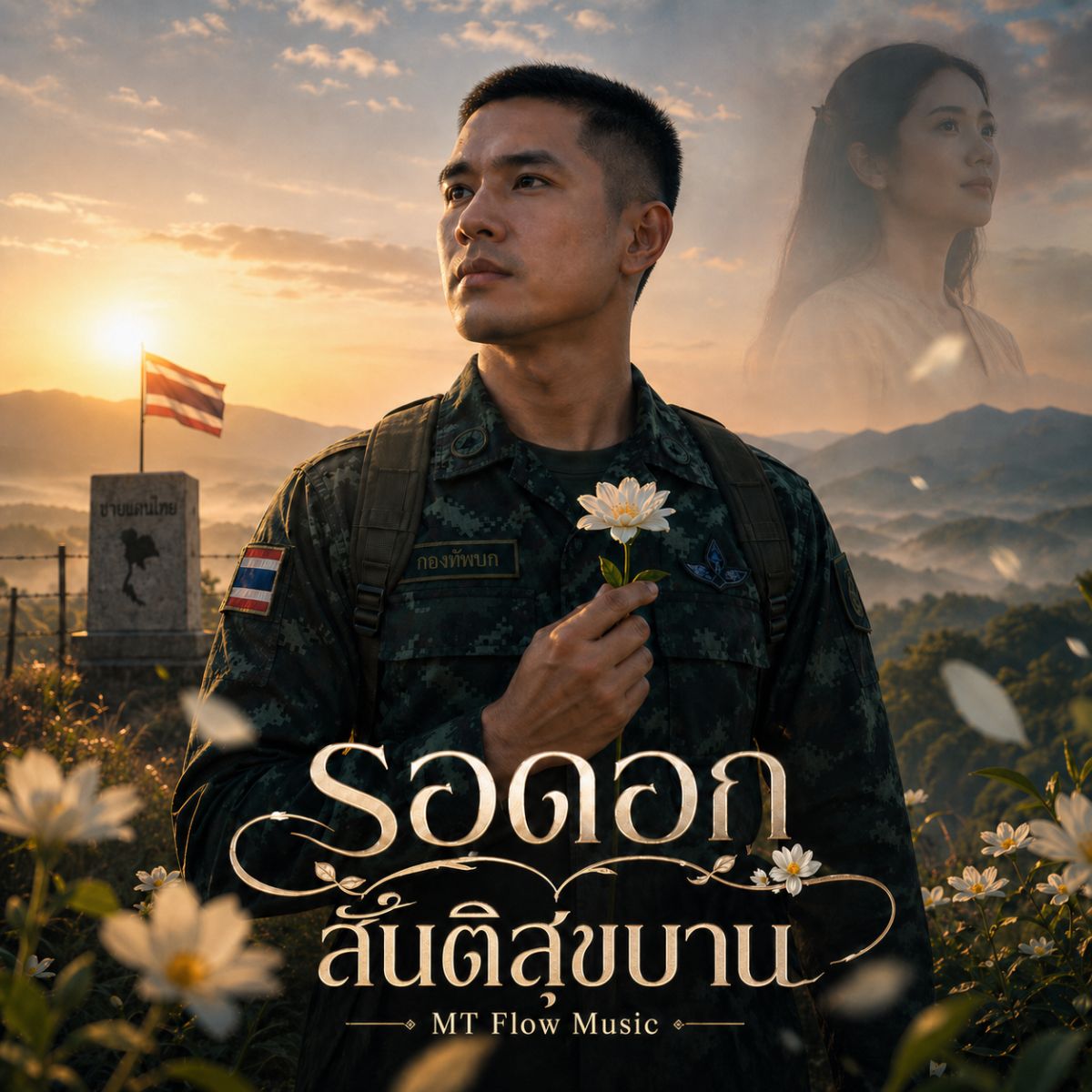 ปกเพลง รอดอกสันติสุขบาน